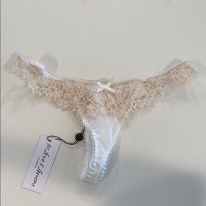 FOR LOVE & LEMONS Faye Lace Thong Panty